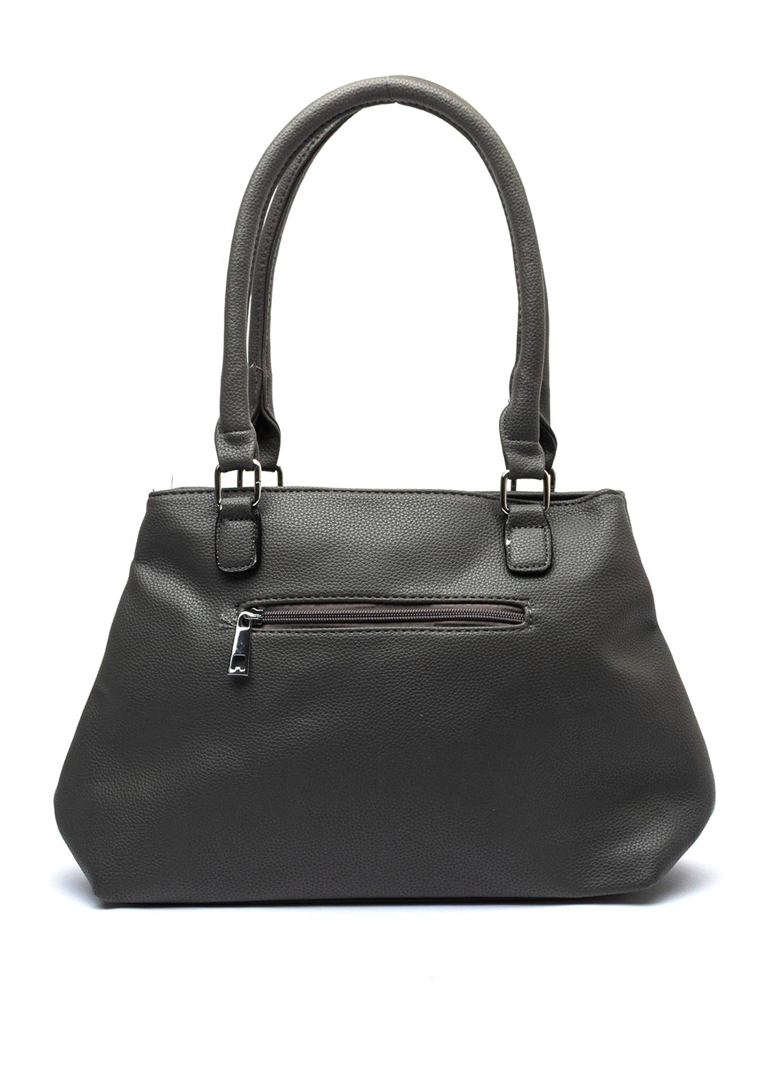Zen Collection Medium Quilted Shoulder Bag, Grey