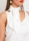 Serafina Collection Silk Blend Scarf, White