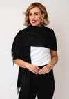 Serafina Collection Cashmere Blend Pashmina, Black