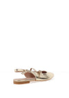 Zen Collection Metallic Mary Jane Sling Back Pumps, Gold