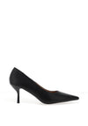 Zen Collection Pointed Toe Heeled Court Shoes, Black