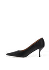 Zen Collection Pointed Toe Heeled Court Shoes, Black