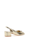 Zen Collection Metallic Bow Detail Pumps, Gold