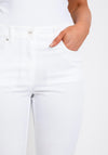 Zerres Cora Cropped Slim Comfort Jeans, White
