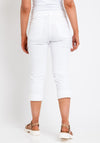 Zerres Cora Cropped Slim Comfort Jeans, White