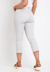 Zerres Cora Cropped Slim Comfort Jeans, Silver