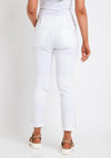 Zerres Carla Zip Leg Super Slim Comfort Jeans, White