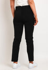 Zerres Jane Zip Pocket Slim Trousers, Dark Grey