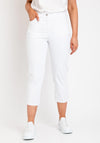 Zerres Cora Cropped Slim Comfort Jeans, White