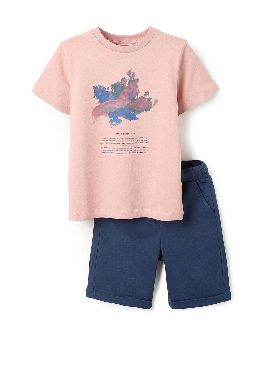 Zippy Boys Tee and Short Set, Pink
