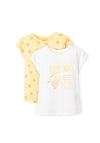Zippy Girl Sun 2 Pack Short Sleeve Tees, Multi