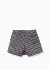 Zippy Girls Pleated Check Skort, Grey