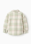 Zippy Girls Long Sleeve Flannel Jacket, Green