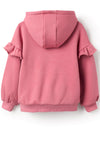 Zippy Girl Long Sleeve Art College Hoodie, Pink