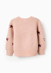 Zippy Girls Star Long Sleeve Knit Jumper, Pink