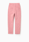 Zippy Girls Print Brushed Legging, Pink