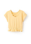 Zippy Girls Kimono Sleeve Tee, Yellow