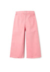 Zippy Girls Wide Leg Frayed Hem Trouser, Pink