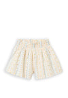 Zippy Girls Floral and Stripe Shorts, Cream Multi