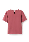Zippy Girls Chest Pocket Short Sleeve Tee, Brown