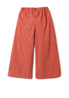 Zippy Girls Wide Leg Broderie Trouser, Orange