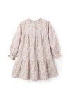 Zippy Girls Floral Long Sleeve Dress, Multi