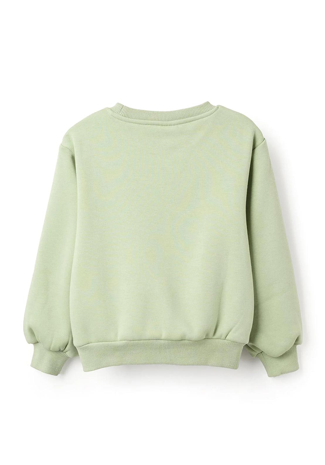Zippy Girls Floral Print Long Sleeve Sweater, Green