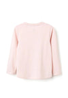 Zippy Girls Floral Print Long Sleeve Top, Pink