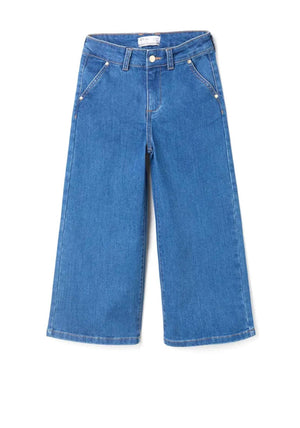 Zippy Girl Wide Leg Jeans, Blue