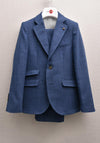 One Varones Woven Two Piece Suit, Blue