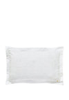 Joules Botanical Bee Clipped Pillowcase, Chalk