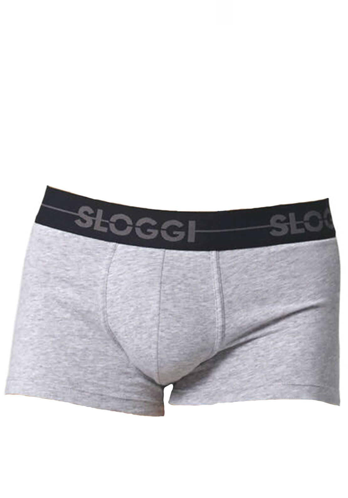 Sloggi Mens Go 3 Pack Hipster Boxers, Grey