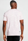 11 Degrees Vertical Stripe T-Shirt, Light Pink