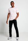 11 Degrees Vertical Stripe T-Shirt, Light Pink