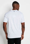 11 Degrees Vertical Stripe T-Shirt, White