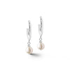 Coeur De Lion Creole freshwater pearls Earrings, white & silver