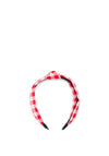 Tuc Tuc Gingham Hairband, Red