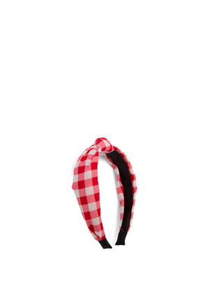 Tuc Tuc Gingham Hairband, Red