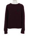 11Degrees Boy Small Logo Core Sweatshirt, Wine