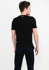 11 Degrees Cut and Sew T-Shirt, Black & Titanium Grey