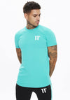 11 Degrees Muscle Fit T-Shirt, Viridian Green