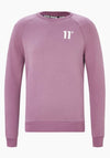 11 Degrees Core Crew Neck Sweater, Berry Mist