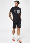 11 Degrees Box Graphic T-Shirt, Black
