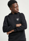 11Degrees Core Pullover Logo Hoodie, Black