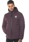 11 Degrees Space Puffer Jacket, Mulled Red