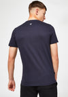11 Degrees 3D Linear Gradient T-Shirt, Navy