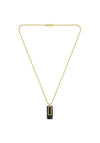 Hugo Boss Dual Dog Tag Necklace, Gold