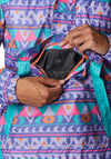 Columbia Challenger Windbreaker, Purple & Orange Multi