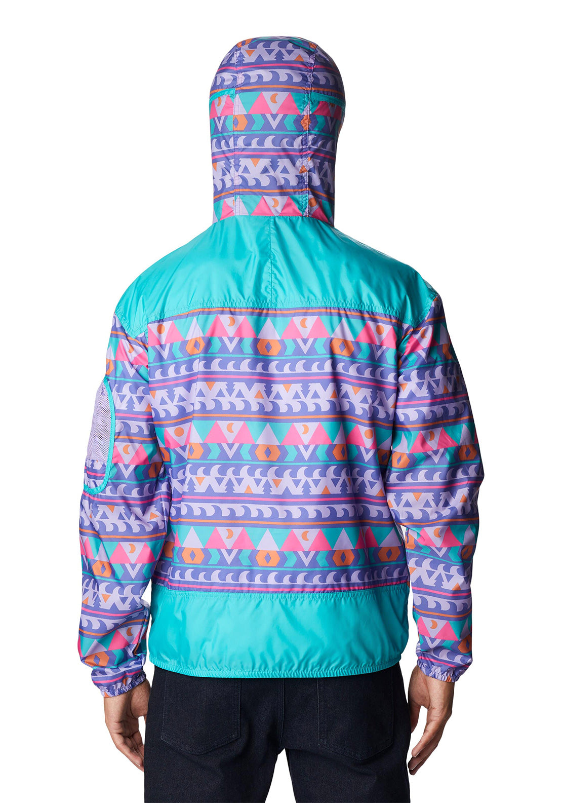 Columbia Challenger Windbreaker, Purple & Orange Multi