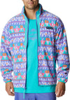 Columbia Back Bowl Fleece, Purple & Turquoise Multi
